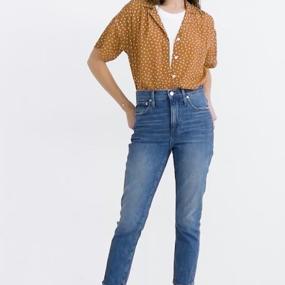 Madewell The High-Rise Slim Crop Boyjean